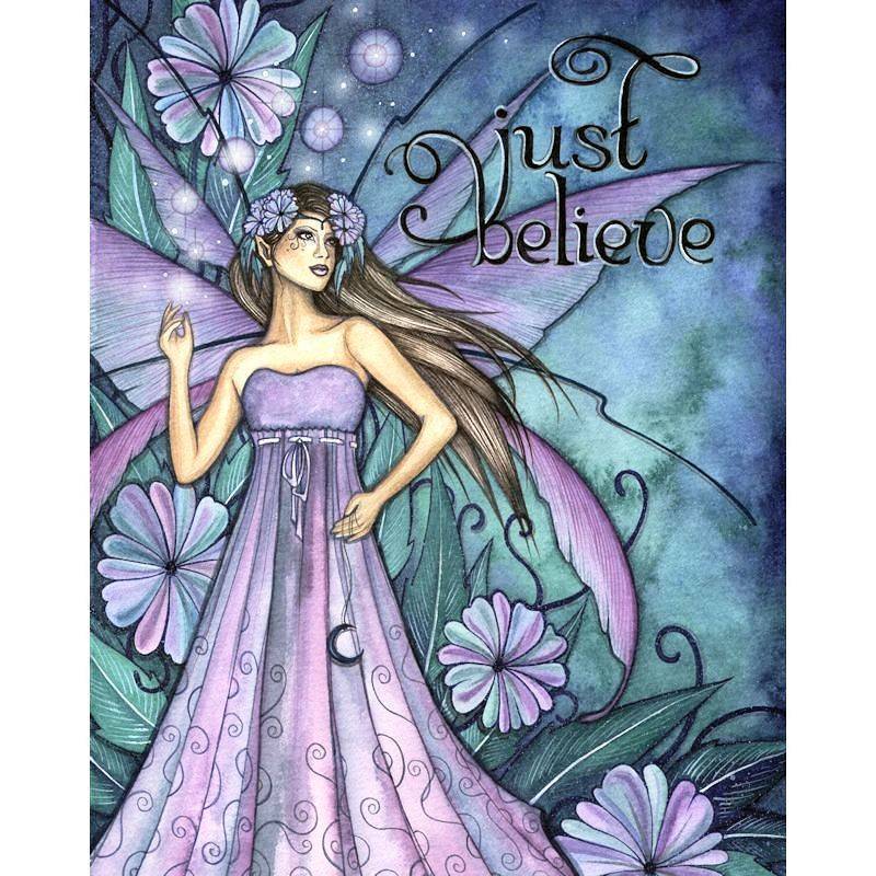 Just Believe Fairy Fantasy Art by Jessica Galbreth
