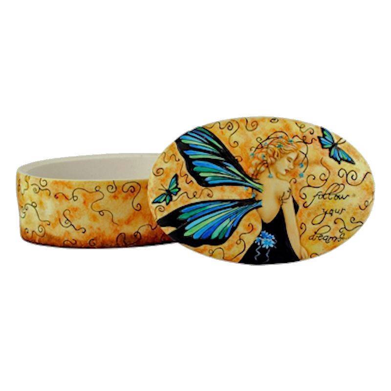 Follow Your Dreams Fairy Jewelry Box by Jessica Galbreth