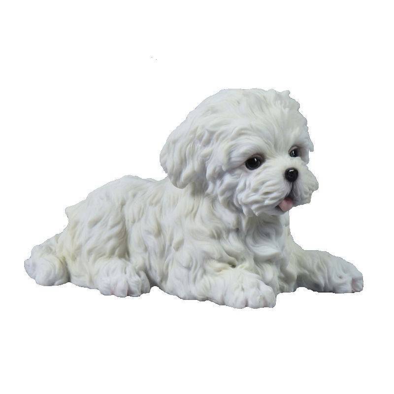 Maltese Puppy to Adopt Dog Figurine