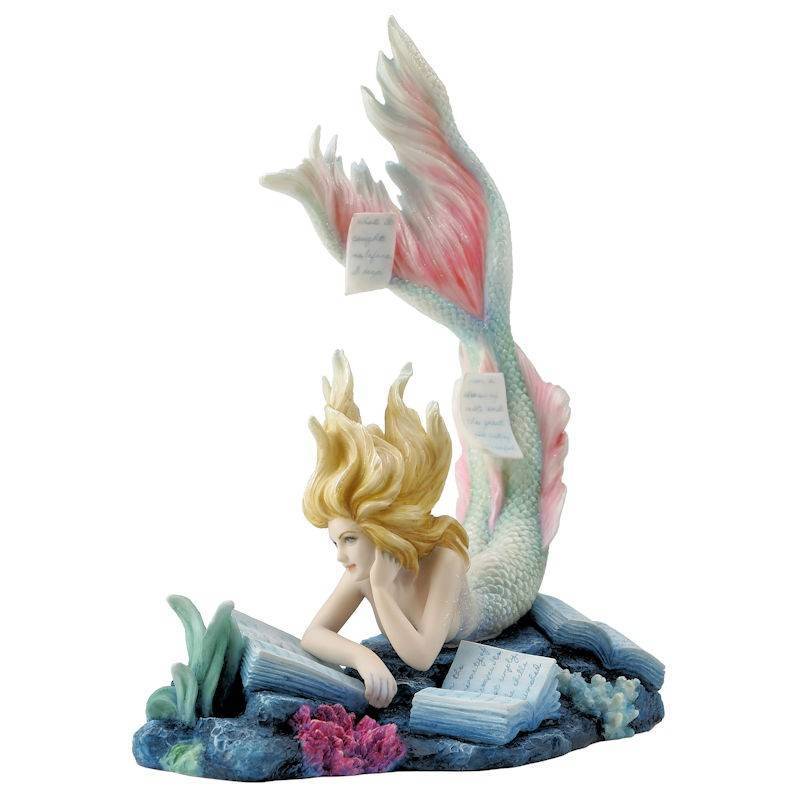 Lost Books Mermaid Figurine by Tiffany Toland-Scott