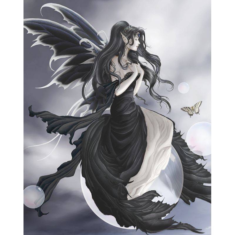 Gathering Storm Fairy Fantasy Art by Nene Thomas