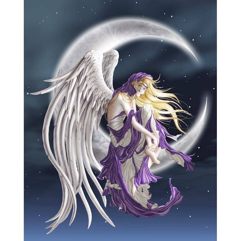 Moon Dreamer Fairy Fantasy Art by Nene Thomas