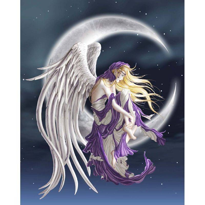 Moon Dreamer Fantasy Art Fairy Mouse Pad by Nene Thomas