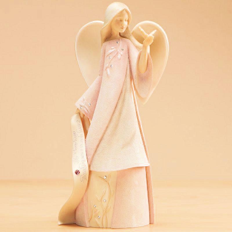 October Birthday Angel Figurine by Foundations