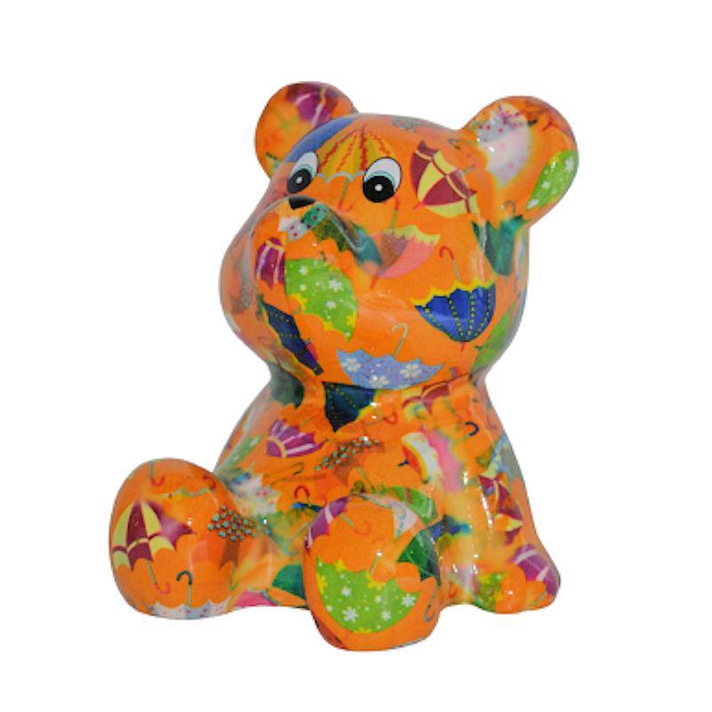 Piggy Bank Bear Figurine Cyril by Pomme Pidou - $33.00