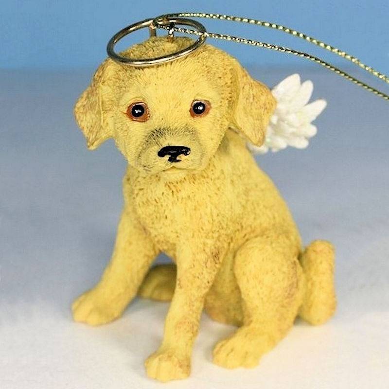 labrador angel statue