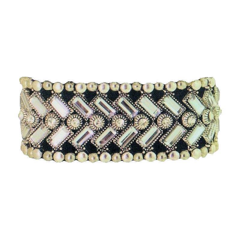 Geometric Crystal Designs Bracelet by I Love Bracelets
