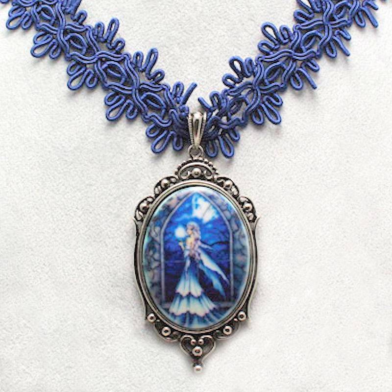 Nightfall Fantasy Art Fairy Choker Necklace