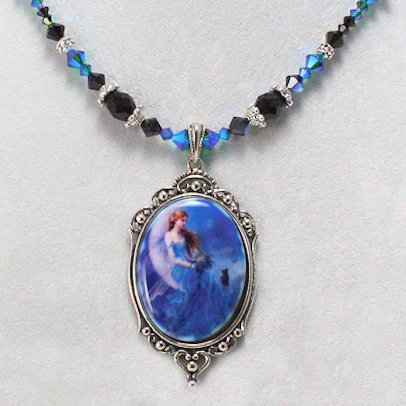 Wind Moon Fairy Necklace by Nene Thomas